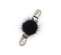 Trendy Fuzzy Sphere Shawl Clip Fastener Crafted From Sturdy Alloy for a Stylish and Modest Addition to Any Outfit Social Gathering Pin, One Size, as described