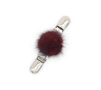 Trendy Fuzzy Sphere Shawl Clip Fastener Crafted From Sturdy Alloy for a Stylish and Modest Addition to Any Outfit Social Gathering Pin, One Size, as described