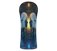 Trendy Gemini Starry Tarot Card Golf Cover Waterproof Headcovers with Number Tag for Fairway Wood Hybrid