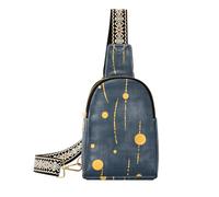 trendy Geometric Dots Lines Mustard Yellow and Denim Blue Seamless Picture Seamless Pattern crossbody bag leather black crossbody fanny pack for day pack
