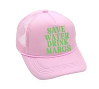 Trendy Graphic Trucker Hat for Sports Comfortable Breathable Mesh Back Adjustable Snapback Cap for Men Women (One Size)