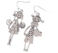 Trendy Heart Designs Earrings Comfortable Portable Jewelry Ideal for Casual Outfits and Formal Event Stylish Love Charm Earrings Gender-Neutral Jewelry Durables