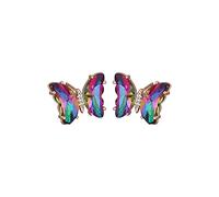 Trendy Heart Earrings Earrings The EarringsCreative Can Earrings That Dazzling Earrings Ord Be Light Earrings Brand Worn Gradient Luxury Decoration Holiday In Christmas Light up (Multicolor, One Size)