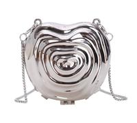Trendy Heart Shaped Acrylic Banquet Bag for Wedding and Evening Parties Shoulder Crossobdy Purse Party Handbag
