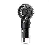 Trendy Hive Portable F3 Handheld Mist Spray Fan - High Wind Power, USB Rechargeable, Mini Cooling Fan with 800mAh Battery for Indoor & Outdoor Use