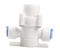 Trendy Hive Water Pressure Reducing Valve, 1/4" Water Pressure Relief Regulator Reducing Valve Filter Protection RO Water, Plastic (PRV)