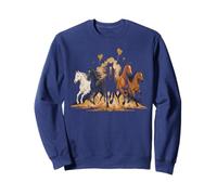 Trendy Horses Equestrian Crew Horseback Gallop Squad Trot Sweatshirt