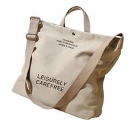 Trendy Japanese Inspired Commuter Bag, Lightweight Shoulder Bag, Practical Canvas Shoulder Bag for Comfortable Carry, Large Capacity on the Shoulder, khaki