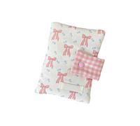 Trendy Journal Cover Organizers Lovely Bows Book Flower Print Diary Protective Case for Work Study Trips Book