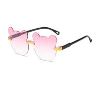 Trendy Kinderbrille, Sonnenbrille, UV-best?ndig, modisch und sü? für Jungen und M?dchen, Cartoon-Ohren-Sonnenbrille