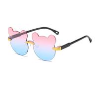 Trendy Kinderbrille, Sonnenbrille, UV-best?ndig, modisch und sü? für Jungen und M?dchen, Cartoon-Ohren-Sonnenbrille