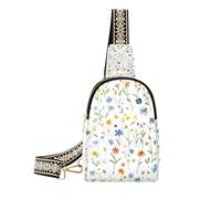 Trendy Kingdom Of Shattered Flowers waterproof sling bag anti-theft fanny pack chest bag for hiking, Kingdom of Shattered Flowers, One Size
