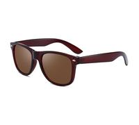 Trendy Klassische quadratische polarisierte Sonnenbrille für Herren und Damen, Retro, schwarze Sonnenbrille, modisch, für den Sommer, mit Blendschutz