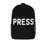 Trendy Knapsack Journalist Journalism Author Travel Bag Colorful Rucksack for Hiking, Travel, Work, 42X32X14Cm