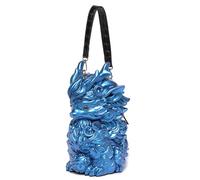 Trendy Kylin Pattern Crossbody Bag PVC Shoulder for Women Multiple Carrying Methods Spacious Compartment Daily Use Fashionable Mythical Creature Styles Handbag Adjustable Shoulder Strap Practical PVC