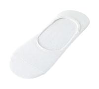 Trendy Lane 3 Pairs Casual No Show socks for Women and Men Non Slip Graps Low Cut Ankle Sneaker Super Soft and Breathable Cotton Liner Socks, Invisible socks (White, 4-7)