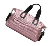 Trendy Large Capacity Waterproof Duffle Bag with Glossy Finish for Athletic Gear Business Trip and Outdoor Adventures Fashion Waterproof Athletic Travel Bags