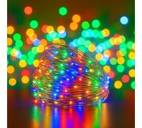 TRENDY LAVISH Multicolor Fairy Lights 10M 100 LED - Battery Operated String Lights with Batteries Included, Christmas, Halloween, Outdoor, Camping & Home Decorations