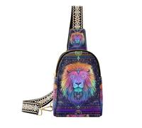 trendy Lion Starry Tarot Card body fanny packs sturdy large fanny packs for for hiking, lion Starry tarot card, One Size