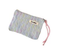 Trendy lipstick organizer bag craft durable polyester material for long time use and smooth zipper closure
