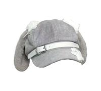 Trendy Lovely Rabbits Berets Elegant Blue Headwear Accessory For Women Men Cabbie Hat For Halloween Cosplay Statement Caps