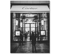 Trendy Luxury Wall Art-Retro Fashion Luxurious Shop Poster For Girls Room Wall Decor-Vintage Feminist Black And White Art Canvas Print Picture For Girly Apartment Dorm