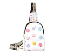 Trendy Macaron Dots fanny pack men anti-theft fanny pack crossbody bags for day pack, Macaron dots, One Size