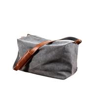 Trendy Messenger Bag Retro Shoulder Bag Messenger Bag Shoulder Motion Gym Bag Training Leisure Travel Bag(Dark Gray)