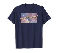 Trendy Michelangelo Sistine Chapel Famous Painting T-Shirt