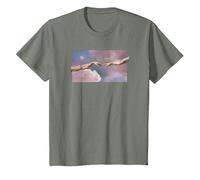 Trendy Michelangelo Sistine Chapel Famous Painting T-Shirt, Youth, Olive Heather, Large