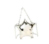 Trendy Mini Crossbody Bag with Chain Small Evening Bag Shoulder Purse Handbag for Women Who Love to Stand Out, Silver, 03style, Bohemian