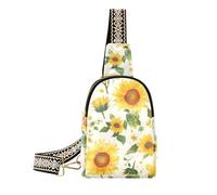trendy Minimalist Summer Sunflower Floral women fanny pack sturdy women fanny pack crossbody for day pack