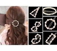 Trendy Multicolor Geometric Shape Hair Clip - Stylish Girls' Plastic Claw Small Hairpin for Back Head Cute Accessories Pack of 4 pc
