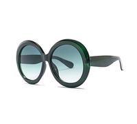 Trendy Oversized Round Vintage Sunglasses Goggle For Women Gradient Punk Sun Glasses Men Trends Retro Shades Eyewear