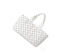 Trendy Oversized Shoulder Bag With Dot Pattern Spacious Handbag Ergonomic Polyester Casual Bag For Daily Use Stylish Dot Design Work