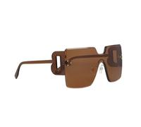 Trendy Oversized Square Rimless One Lens Sunglasses Fashion Men For Women Shades UV400 Vintage Glasses