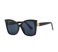 Trendy Oversized Sunglasses Men For Women Trendy Leopard Sun Glasses Eyewear Fashion Luxury Shades UV400,Black,one size
