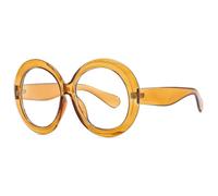 Trendy Oversized Unisex Round Sunglasses For Women Fashion Retro Driving Eye Wear Luxury Men Green Black UV400