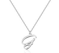 Trendy Personalized Initial Necklace for Women, Customizable Handwritten Letter Script Font Pendant Jewelry, Stainless Steel Monogrammed Necklace, Gift for Anniversary Birthday Christmas Graduation