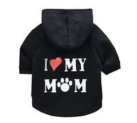 Trendy Pet Sweater for Small Dogs Fashionable Costume Apparel Comfortable Warm Pet Clothing (Black, L)