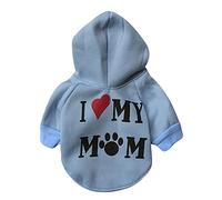 Trendy Pet Sweater for Small Dogs Fashionable Costume Apparel Comfortable Warm Pet Clothing (Blue, M)