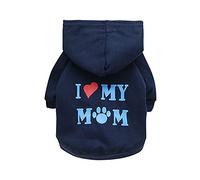 Trendy Pet Sweater for Small Dogs Fashionable Costume Apparel Comfortable Warm Pet Clothing (Navy, XL)