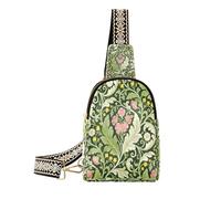 Trendy Pink Carnation Green Leaves William Morris (keyword) (prop1) (longword) for (scenario)