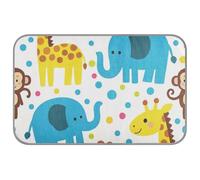 Trendy Polka Dot Animal Elephant Giraffe Summer pet cooling mat for dogs Self Cooling dog mats for floors waterproof for cat outdoors soft mantas frías para perros M