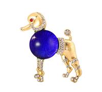 Trendy Poodle Brooch With Secure Lightweight Alloy Design For Travel Parties And Office Elegant Dog Brooch