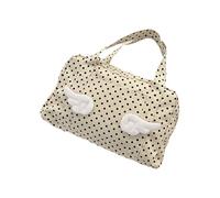 Trendy Print Travel Organizers Bag Spacious Cosmetic Storage Wear Resistant Easy Carry Handle Large Capacity Wear Resistant Makeup Pouch