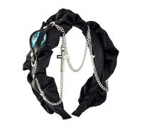 Trendy Punk Chain Headband Soft Comfortable for Long Short Hair for Themed Parties Night Outs and Everyday Use Punk Chain Headband