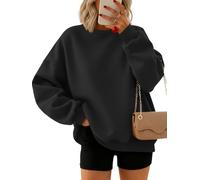 Trendy Queen Oversized Sweatshirts pullover Crewneck Tops Fall Outfits 2026 | Fleece Comfy Comfort Hoodies, Athletic Work Out Gym Sweat Shirts, Travel Airport Clothes, Winter Back To School Clothing