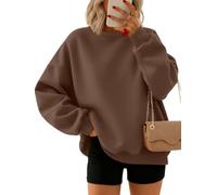 Trendy Queen Oversized Sweatshirts pullover Crewneck Tops Fall Outfits 2026 | Fleece Comfy Comfort Hoodies, Athletic Work Out Gym Sweat Shirts, Travel Airport Clothes, Winter Back To School Clothing