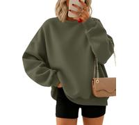 Trendy Queen Oversized Sweatshirts pullover Crewneck Tops Fall Outfits 2026 | Fleece Comfy Comfort Hoodies, Athletic Work Out Gym Sweat Shirts, Travel Airport Clothes, Winter Back To School Clothing